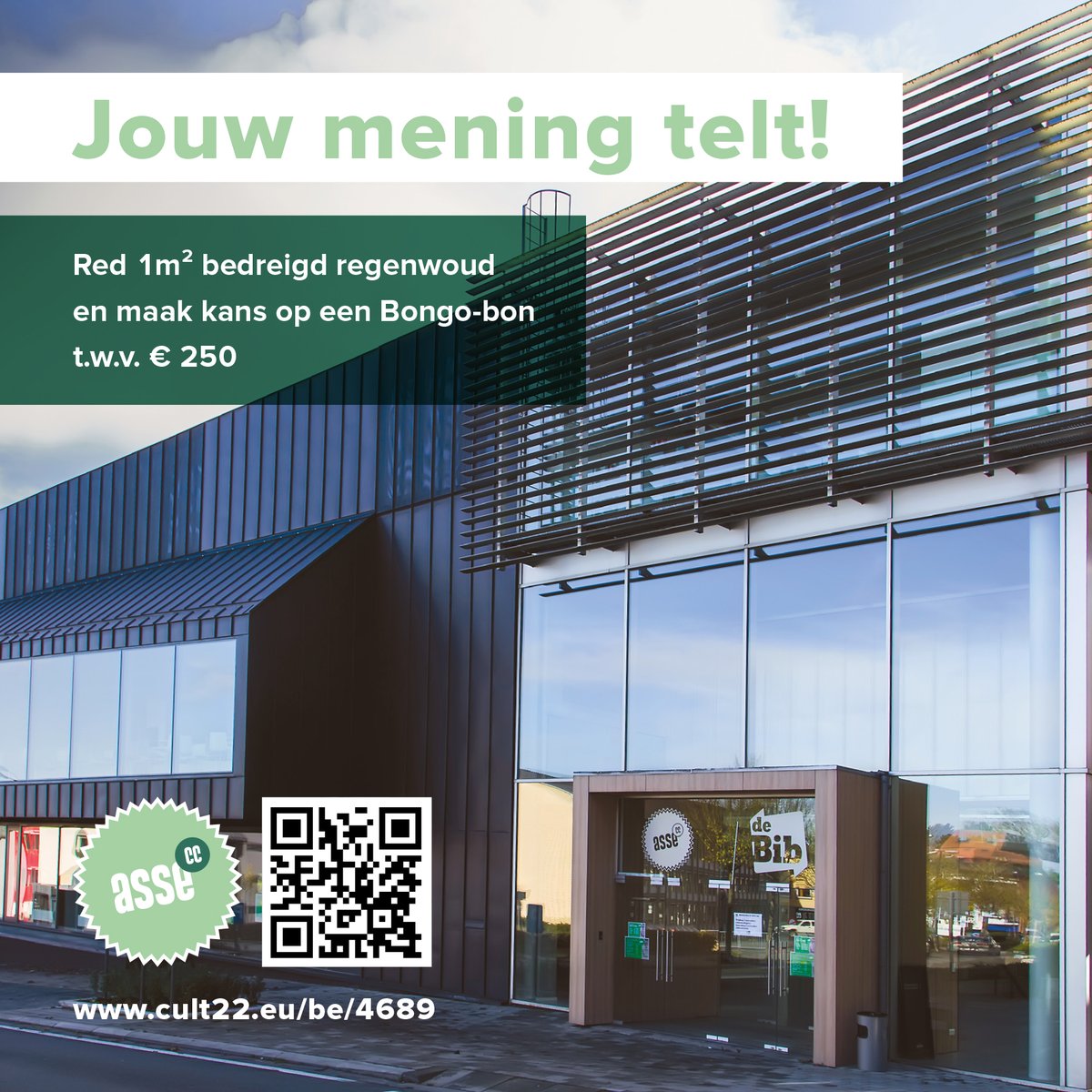 CC Asse hecht veel belang aan jouw mening! We willen weten waar we het goed doen, waar we kunnen verbeteren en hoe we jouw ervaring in ons cultuurhuis zo aangenaam mogelijk kunnen maken. We vragen je dan ook om onze enquête in te vullen en ons te helpen. cult22.eu/be/4689