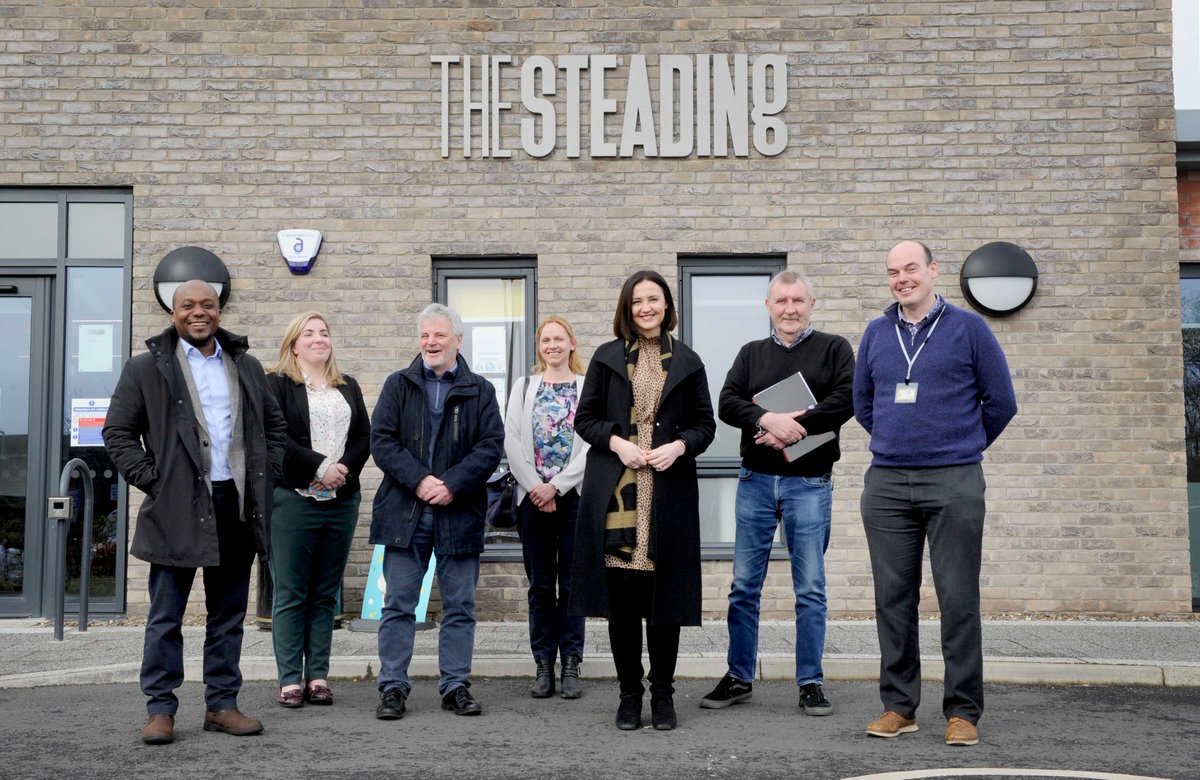 CrownEstateScot's tweet photo. Our team were delighted to welcome @MairiMcAllan  MSP, Minister for Environment, Biodiversity and Land Reform, for a visit to the Whitehill Estate this morning. 1/4 https://t.co/x7lBDGiJmO