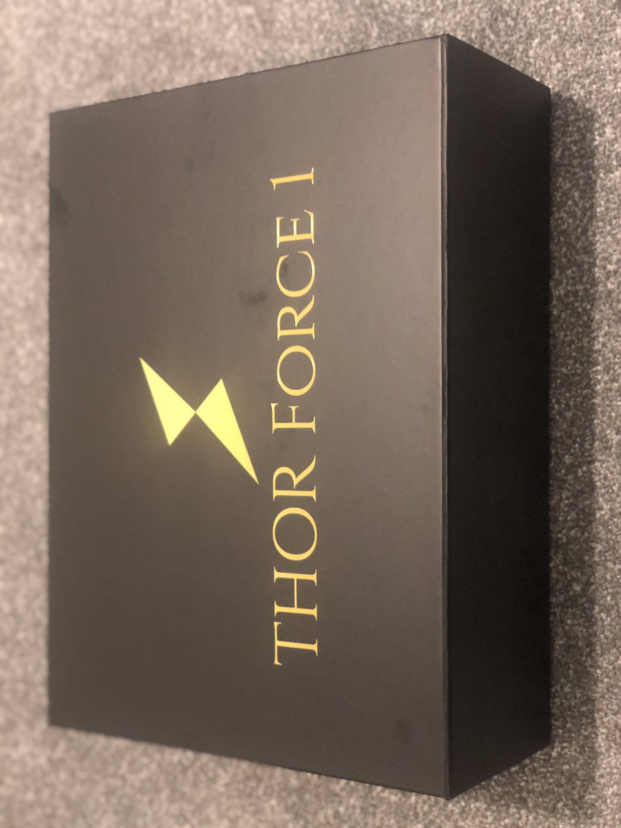 thorguard_eth's tweet photo. Thanks to @familiarcow from @VanirThreads these bad boys just arrived. The quality and comfort is unmatched. Good thing they are still minting here ๐ https://t.co/FI9X3Bw2SD #THORFi #ThorForce1 #NFTProject #NFTdrop https://t.co/9Cw3I3U2D3