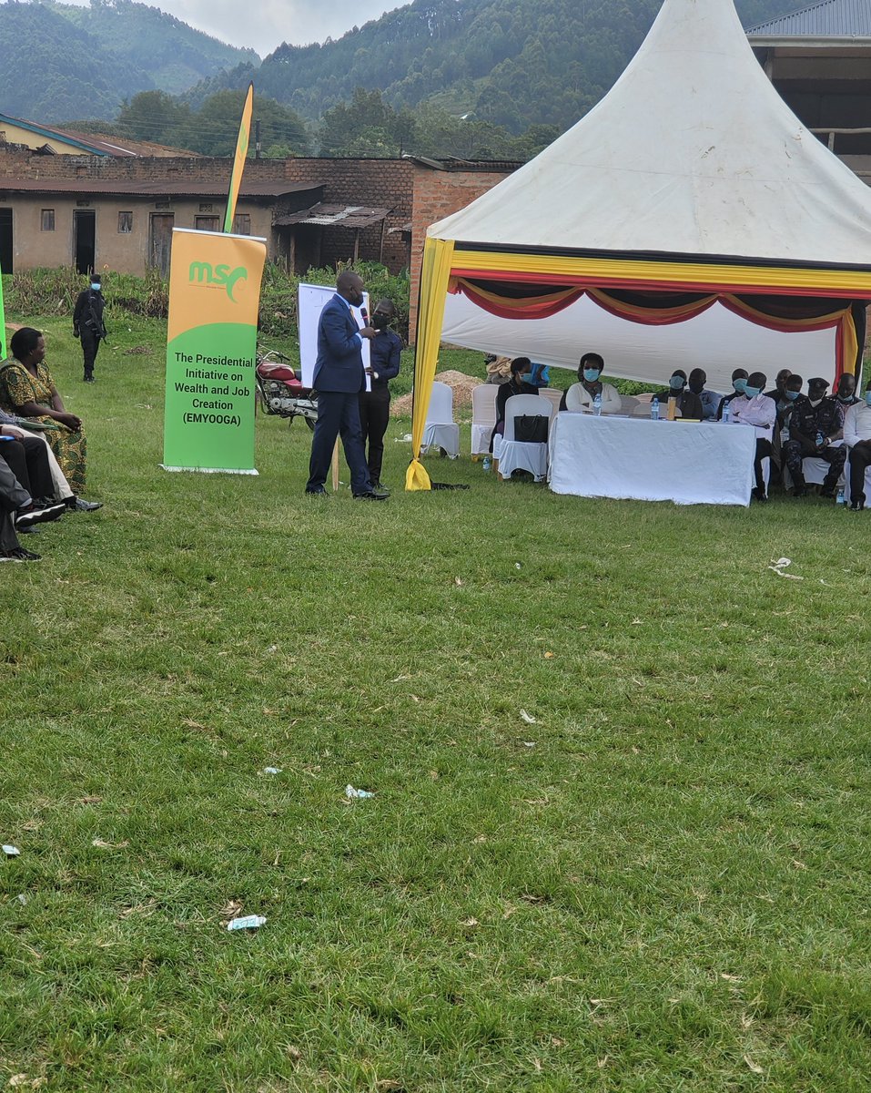 Monitoring Emyonga Sacco's in Kisoro District