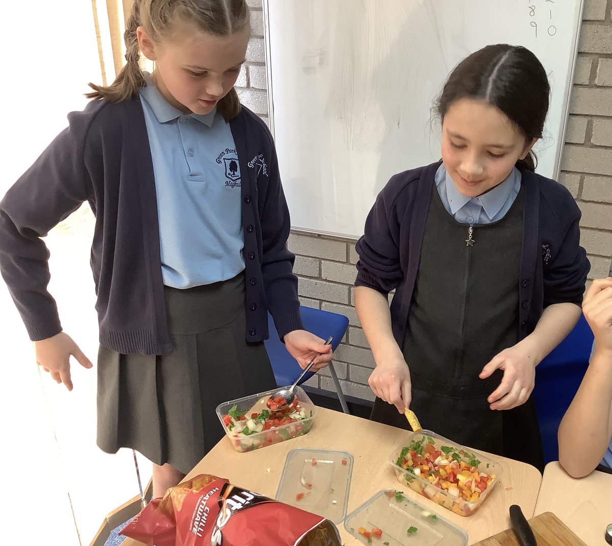 GPSYear6's tweet photo. More homemade salsa action! The Brazilian food not the dance! #gpsdt #gpstopic #gpsgeograpy https://t.co/FWzue01pnA