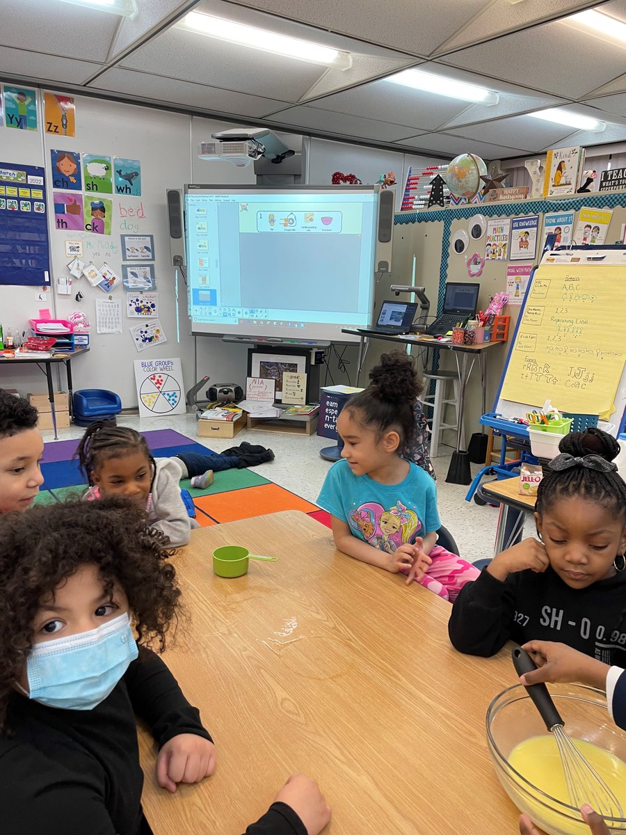 RCSDFoundations's tweet photo. Enriching temporal concepts (first, next, and last) as kindergarten students completed a recipe for green eggs and ham! Yum!!😋 @RCSDNYS @LCMLessons @amytata2 @RcsdSpeech @RCSDsch19 @ProudPrinc19 @BeatrizLeBron1 @rm515151 @CadyMrs https://t.co/kbJJNQXdjD