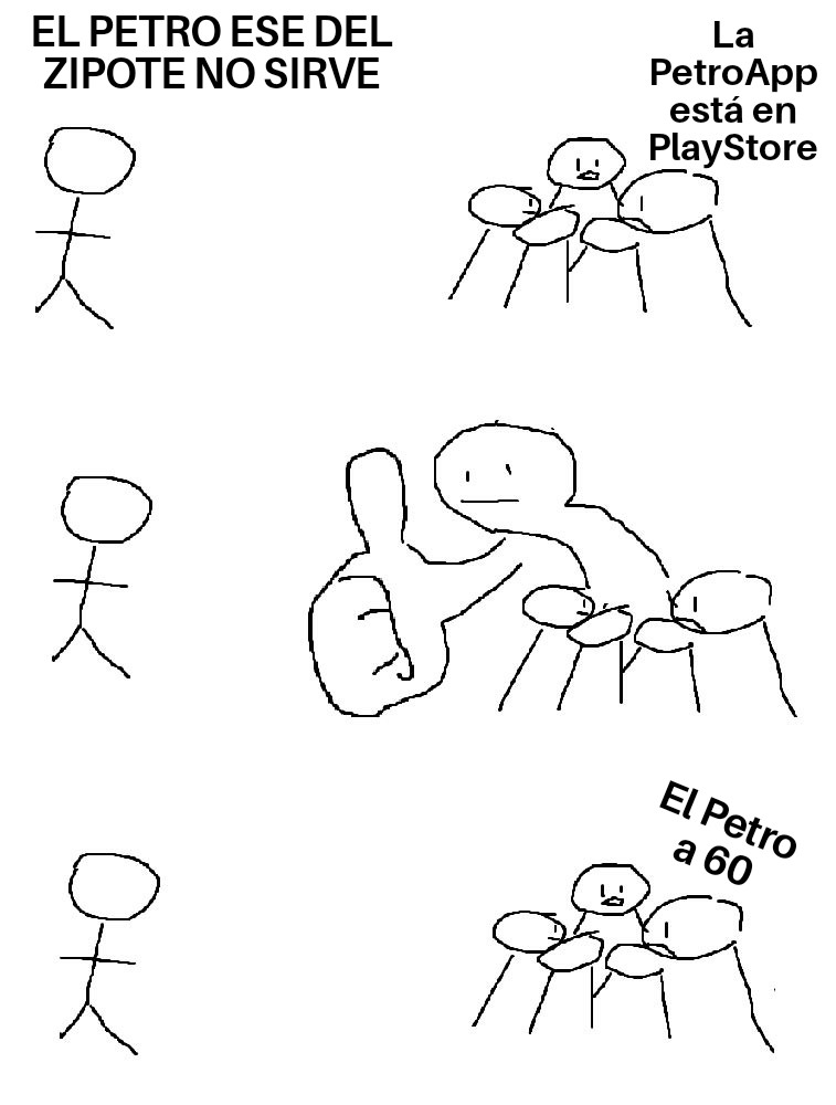 GipsyGastello's tweet photo. Los haters andan pasando pena porque el Petro a 60 🤦😂 https://t.co/KcL5uUr3lS