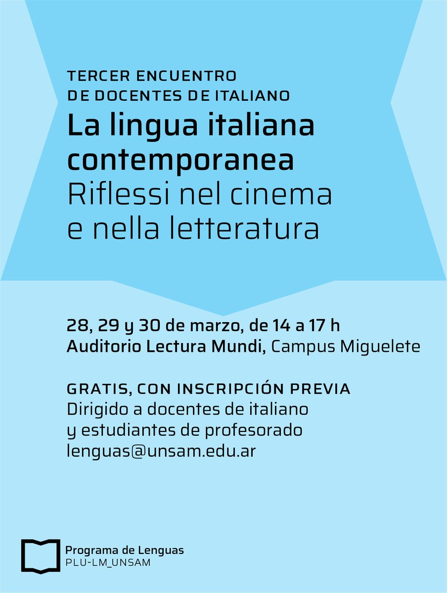 PLUNSAM's tweet photo. La profesora Lucilla Pizzoli (profesora de Lingüística italiana en la UNIT Università per gli studi internazionali di Roma) visitará la @unsamoficial  en el marco del Tercer encuentro de docentes de italiano, organizado por el #ProgramadeLenguas. Abrimos Hilo 👇 https://t.co/fxwsTByXL8