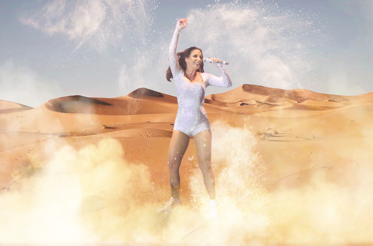 A Ivete Sangalo agora mesmo no Sahara