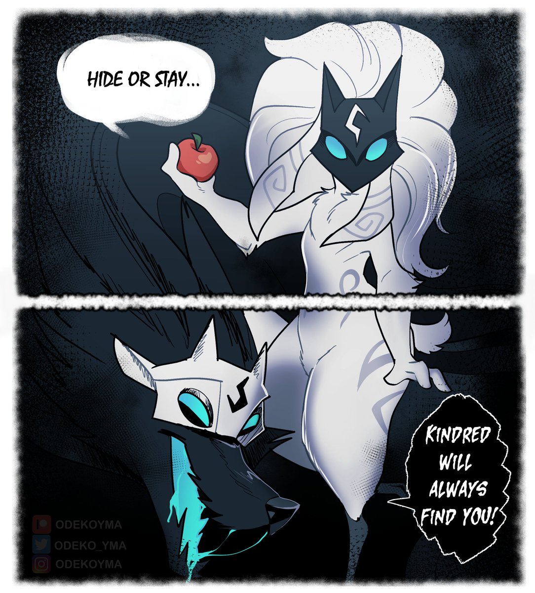 🍎

#Kindred #LeagueOfLegendsFanArt #LeagueOfLegends 