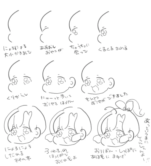 ばぶ羨羨普及えかきうた(暫定) 