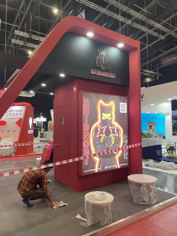 #SHINJA Stall at #DubaiExpo. 
Cliff in Dubai 🥷 let’s go to the moon
🔥🔥🚀🚀

#Dubai #SHIBNOBI_DOJOSWAP #DeFi #BNB #btc #Bitcoin #Shibnobi #Crypto