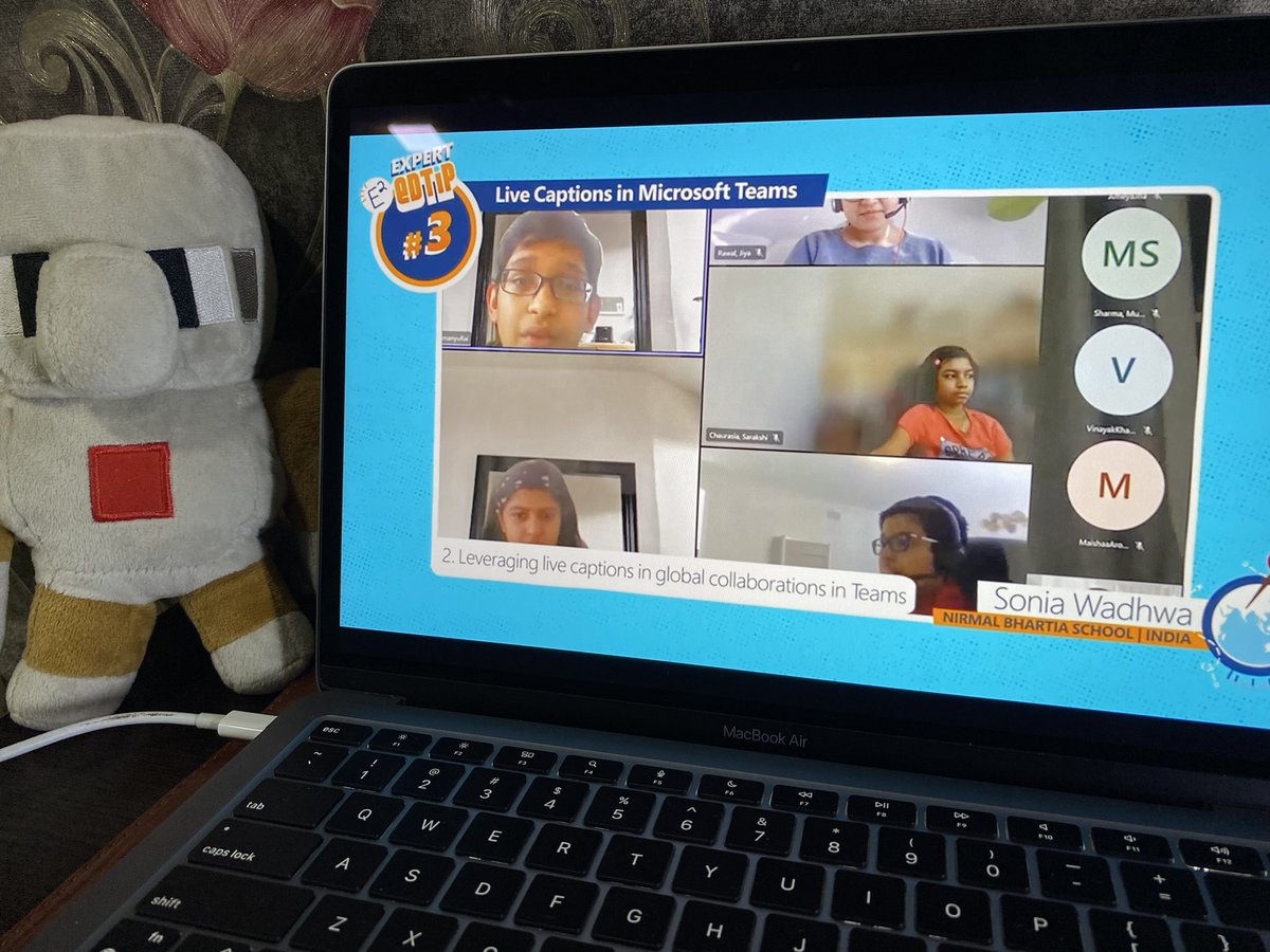 Deepak0495's tweet photo. 🎈Live caption of @MicrosoftTeams is very useful to the country’s where different language is spoken for educating students ✨

Thanks @SONIAWADHWA26 Ma’am for sharing you insight in #E2 8th Annual event 2022

#MicrosoftEDU 💙
#8thAnnualEvent #Changemaker 
#E2EdTip https://t.co/oCGTZe49pT