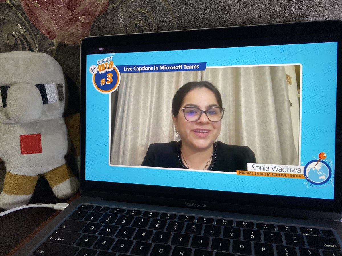 Deepak0495's tweet photo. 🎈Live caption of @MicrosoftTeams is very useful to the country’s where different language is spoken for educating students ✨

Thanks @SONIAWADHWA26 Ma’am for sharing you insight in #E2 8th Annual event 2022

#MicrosoftEDU 💙
#8thAnnualEvent #Changemaker 
#E2EdTip https://t.co/oCGTZe49pT