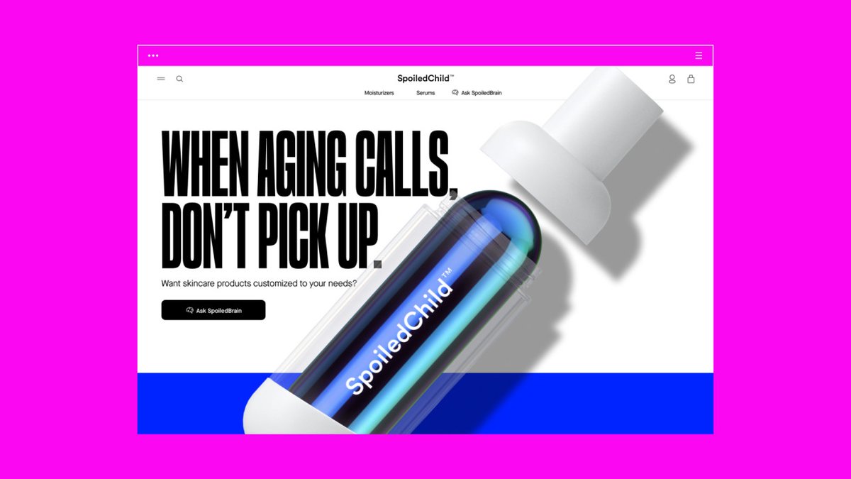 With SpoiledChild, Zero wanted to tap into the colorful and rebellious spirit of their past work, taking cues from existing logo and packaging design while leveraging a sense of playful maximalism that would help the brand's digital experience stand out. bit.ly/3MQg8ka