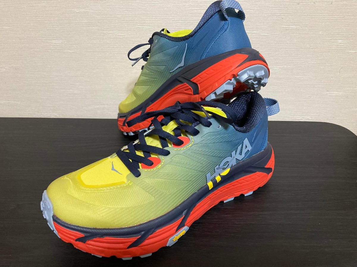 fu_ji_q's tweet photo. マイトレランシューズは #HOKA の #mafatespeed3 🏃♂️⛰
グリップ、クッション共に素晴らしく、下りを攻めるのが楽しくて仕方ないです!🤣
でも、 #SPEEDGOAT5 も気になる🤔
#ヤマホカ
#スピードゴート5 https://t.co/c6C54zDiJp