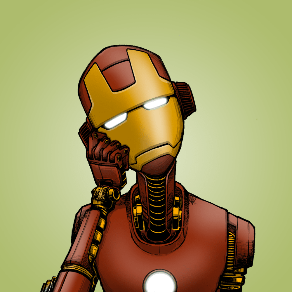 bluebotsnft's tweet photo. “Genius, billionaire, playboy, philanthropist.” – IBot Man

#BlueBotsNFT #Solana #MagicEden #NFTProject #NFTCommumity #NFTArt #SolanaNFTs https://t.co/iQXuXVJSOf