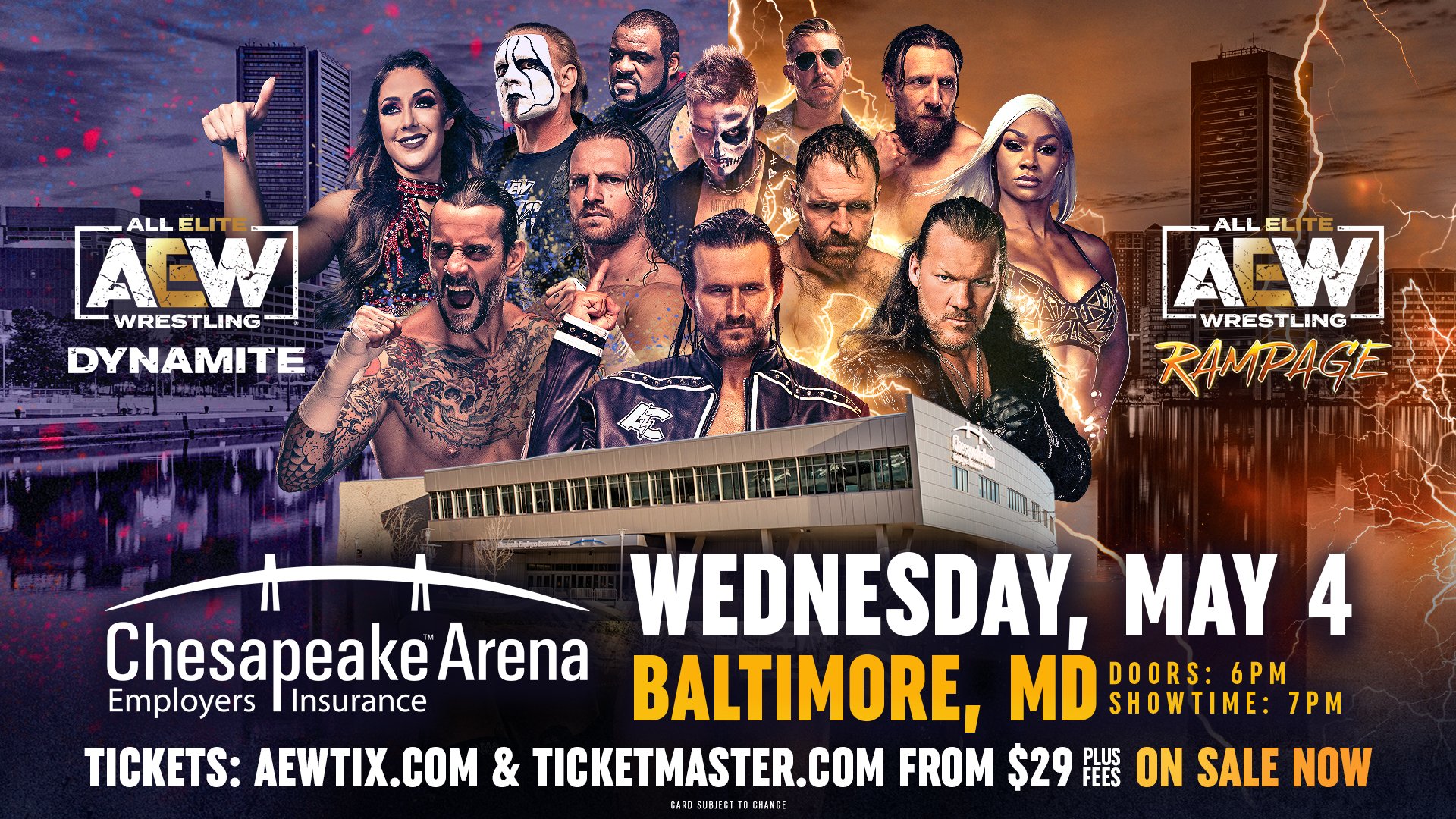 All Elite Wrestling on Twitter "Fans in Charm City get ready AEW