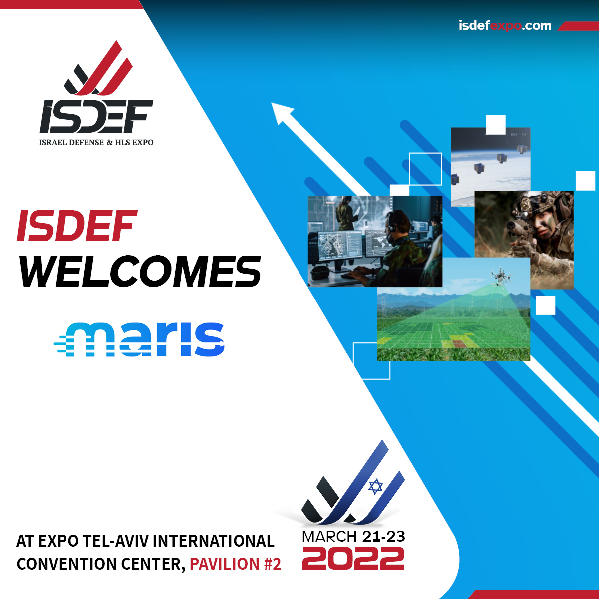 ISDEFExpo's tweet image. ISDEF WELCOMES ANOTHER EXHIBITOR:
@MarisTech, a leading provider of intelligent video transmission technology, with extensive electrical engineering and imaging experience. 

#MarisTech
#isdef2022 #defenseindustry #MeetISDEF #experience #communications #opportunities  #HLS