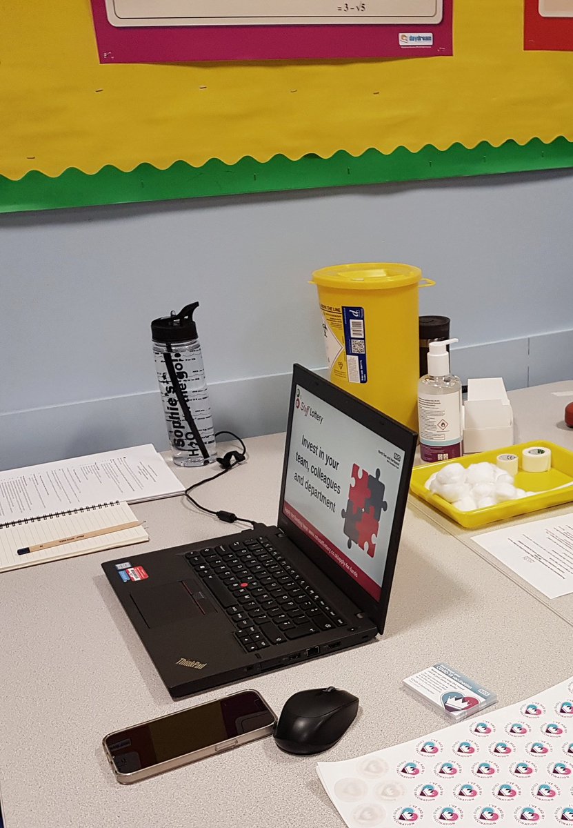 hartstockhealth's tweet photo. Great to have been out and about today at @es_6thform. 48 vaccinations given, 10 of which were #FirstDoses - remember no one will ever shame you for changing your mind and having a jab! https://t.co/R0Zvrtn2LQ