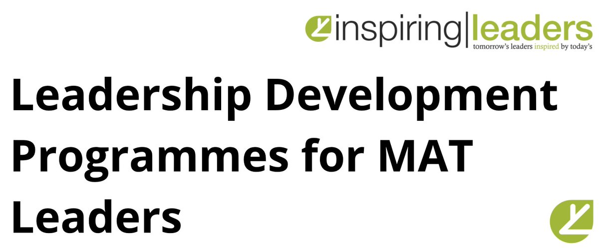 leaderstoday's tweet image. We are proud to launch our new MAT Leadership Development programmes today. 

Designed to support those in MAT Leadership roles to develop thier own practice. We cannot wait to welcome new partners to Inspiring Leaders. 

inspiringleaderstoday.com/trust-leader-d…
#leadership #learning #midlands