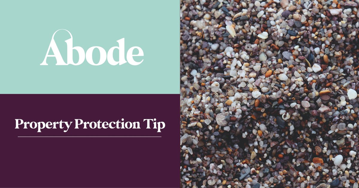 Abode_Insurance's tweet photo. Abode Property Protection Tip: Gravel paths around your home will make more noise and could alert you to an intruder.

Do you use gravel around your home? Do you have any other tips you’d like to share with listed property owners?

#Listedbuildings #Listedproperty #insurance https://t.co/PEEyBBgCEV