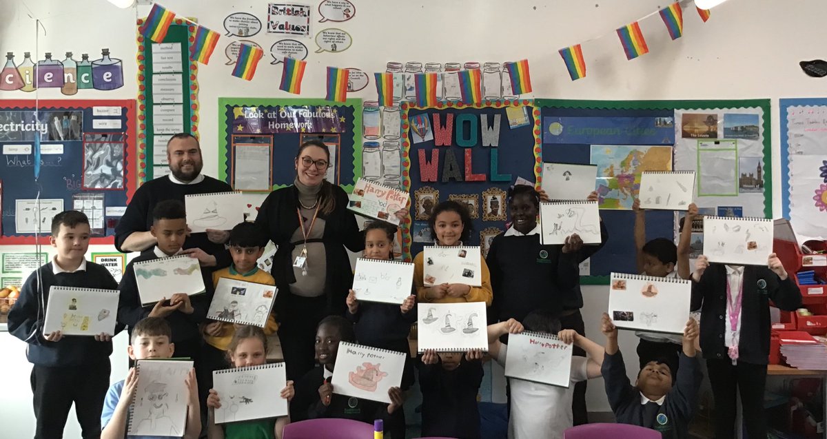 Rushbrook Academy Year 4 (@rushbrook_y4) on Twitter photo We have had a lovely time this afternoon, learning how to use our new sketchbooks. We used a range of different mediums including: ink, pencil and collage. Even our teachers joined in, using their sketchbooks! #wearebrightfutures #ArtistOnTwitter <a href="/TeamRushbrook/">Rushbrook Primary Academy</a> We have had a lovely time this afternoon, learning how to use our new sketchbooks. We used a range of different mediums including: ink, pencil and collage. Even our teachers joined in, using their sketchbooks! #wearebrightfutures #ArtistOnTwitter <a href="/TeamRushbrook/">Rushbrook Primary Academy</a>