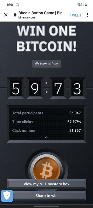 @binance #BitcoinButton https://t.co/HomJo878a5<a class="tags" target="_blank" title="On Twitter" href="/?out=eyJ0eXAiOiJKV1QiLCJhbGciOiJIUzUxMiJ9.eyJpYXQiOjE3MjY4MzkxMTksImlzcyI6InR3cG9ybnN0YXJzLmNvbSIsIm5iZiI6MTcyNjgzOTExOSwiZXhwIjoxNzU4Mzc1MTE5LCJyZWRpcmVjdF91cmwiOiJodHRwczovL3R3aXR0ZXIuY29tL2JpbmFuY2UifQ.kcsPplwZWlBEWLq0D-2d_YevMDjb20PXUlEQ-J2ZIRlp1zrccLIHYLG2iVMiQGL9LNaK90aTLM0AEiI2Wo3KfQ">@binance</a><a href="/tag/bitcoinbutton"class="tags">#BitcoinButton</a>