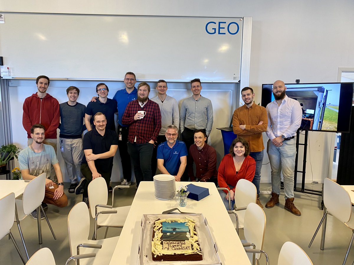 QuadSat's tweet photo. Happy 5 years to QuadSAT! 5️⃣
From a uni project to a rapidly growing company, we wouldn't be here without your support - our team, partners, investors, customers, friends, & family. Thank you!
Here's to many more years ahead!🥳
#QuadSAT #DroneTech #5Years #Space #Innovation https://t.co/NYcV4NIgpP