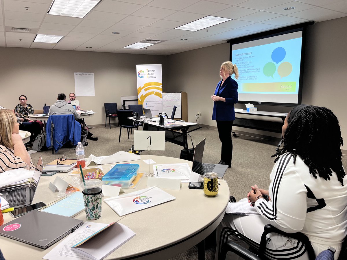 ArkansasLeader1's tweet photo. Teacher Leader Program participants get to know one another and their individual purposes for teaching with learning leader @Jenni_Donohoo. #edleaders #teacherleader https://t.co/RCUCgdZv2N