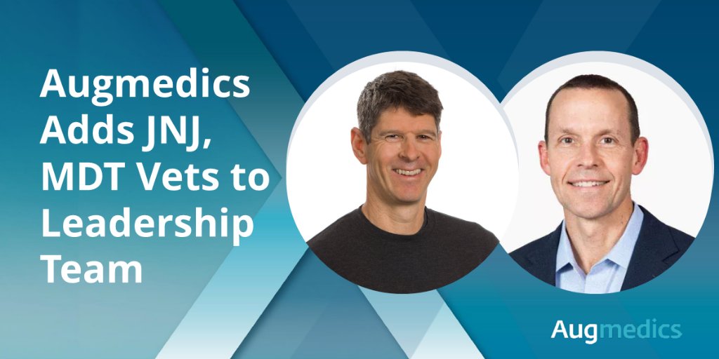 Augmedics adds @DePuySynthes, <a href="/Medtronic/">Medtronic</a> vets to leadership team

We are excited to welcome Nadav &amp; Reed as we continue to make #xvision the leading augmented reality platform in healthcare! 

Full story here: businesswire.com/news/home/2022…

#medtech #augmentedreality #spine