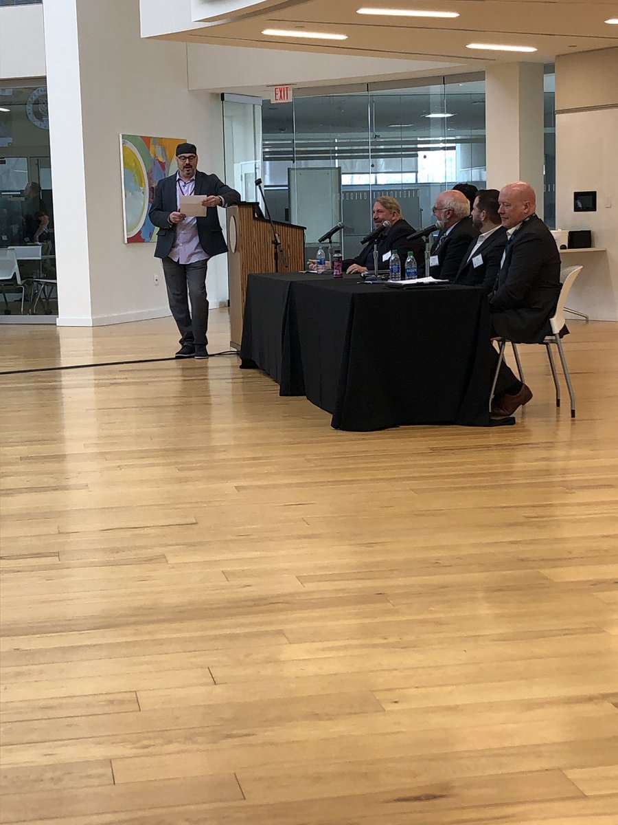 SecWeekly's tweet photo. It feels like a dream being back at an in person event 😅 @securityweekly is currently moderating a panel on XDR at @osheanRI’s #SecureCon22 https://t.co/njjPCkDCPA