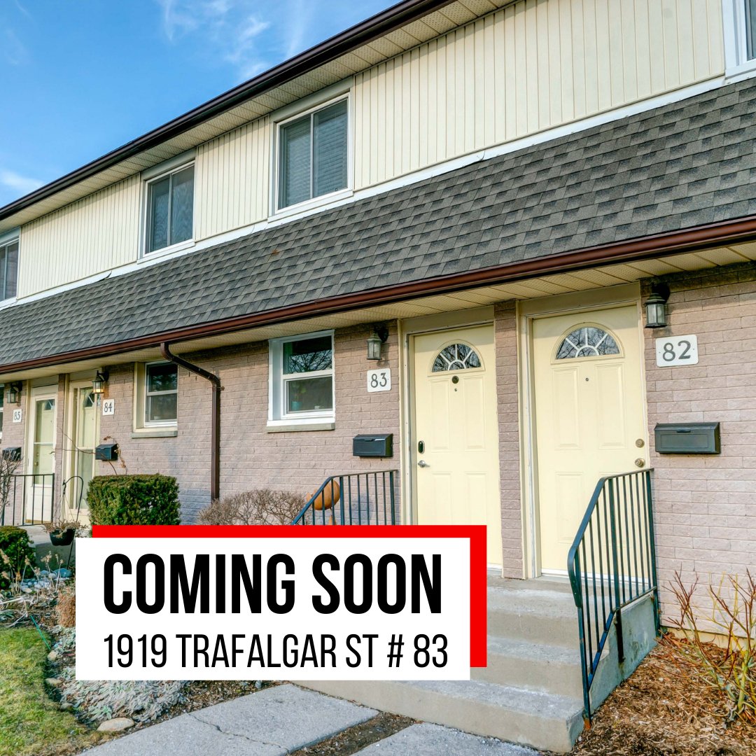 ateamlondon's tweet photo. 💥1919 Trafalgar Street #83 is coming soon to https://t.co/3Xzo8Ve3OJ💥
Contact Derek at the A Team for more information.

🅰RE/MAX Hallmark A Team
📍220 Wellington Road
💻https://t.co/B75yDcg6y7
📱519-872-8326
📧info@ateamlondon.ca
.
.
.
.
#ldnont #comingsoon #townhouseforsale https://t.co/nMSOgSd5Yk
