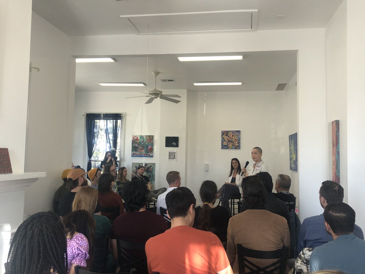 RNAeatsbugs's tweet photo. Really cool meeting new friends in ATX working w/ NFTs focused on good causes, not just making $

Beautiful AM #ENERGY for #SXSW TY @kelseykdriscoll!

@artblocks_io @tylerxhobbs @ChangeDAO @RainforestPrtnr @GirlsWhoCode #NFTSXSW #sxsw2022 #sxsw22 #NFT #NFTs #sxswnft #PolygonNFT https://t.co/ytIwRusQnM
