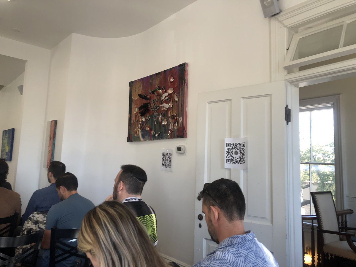 RNAeatsbugs's tweet photo. Really cool meeting new friends in ATX working w/ NFTs focused on good causes, not just making $

Beautiful AM #ENERGY for #SXSW TY @kelseykdriscoll!

@artblocks_io @tylerxhobbs @ChangeDAO @RainforestPrtnr @GirlsWhoCode #NFTSXSW #sxsw2022 #sxsw22 #NFT #NFTs #sxswnft #PolygonNFT https://t.co/ytIwRusQnM