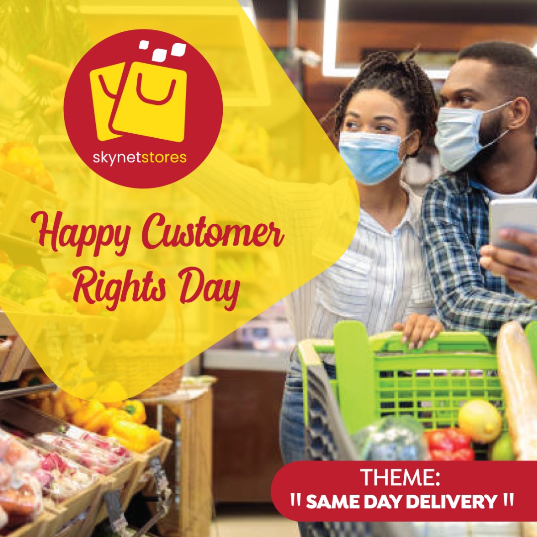 SkynetStores's tweet photo. Happy Customer Rights Day. We promise to continue serving you even better. #CustomerRightsDay. https://t.co/BEZrqf694W
