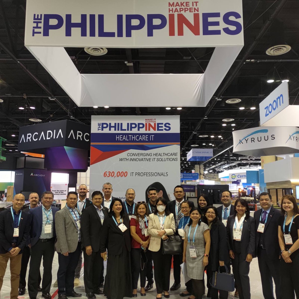 ADEC_USA's tweet photo. A warm welcome to the Philippines delegation attending HIMSS22 in Orlando! The Philippines is proud of its over 630,000 IT professionals, many of which support US Healthcare. #healthcare #HIMSS22 #HIMAP #Healthcaretalent #PhilippinesIT https://t.co/Vx4OcG5vD0