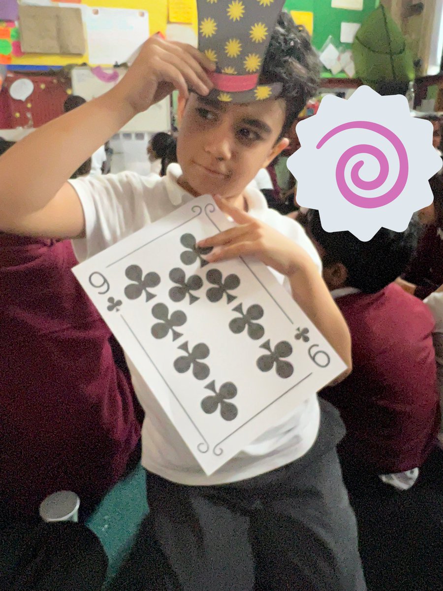 Year3sps's tweet photo. We had a Mad Hatter themed tea party this afternoon to continue our #AliceinWonderland learning in English ☕️🧁🍰🤪 https://t.co/5Tjfc0q8h9