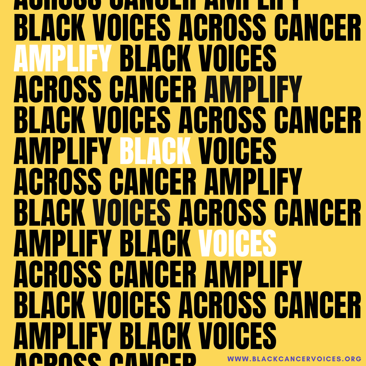 TaylorCusher's tweet photo. #AmpBlackVoices across all cancers aims to
lift up and share Black voices, stories, and
experiences. Learn more:
https://t.co/LhWNnBtw9g https://t.co/dm1D259Tac