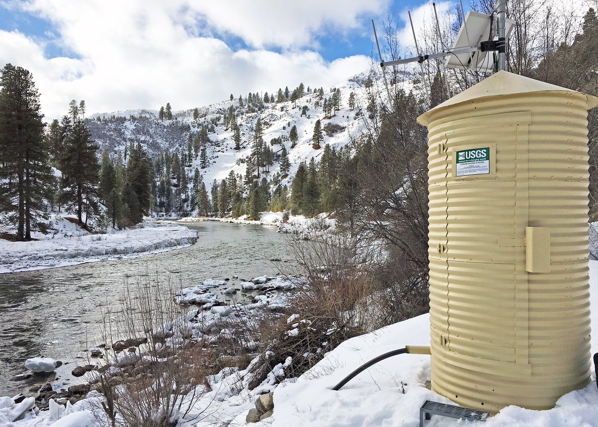 USGS in Idaho on Twitter "On April 1, USGS 13185000, Boise River near Twin Springs, will mark