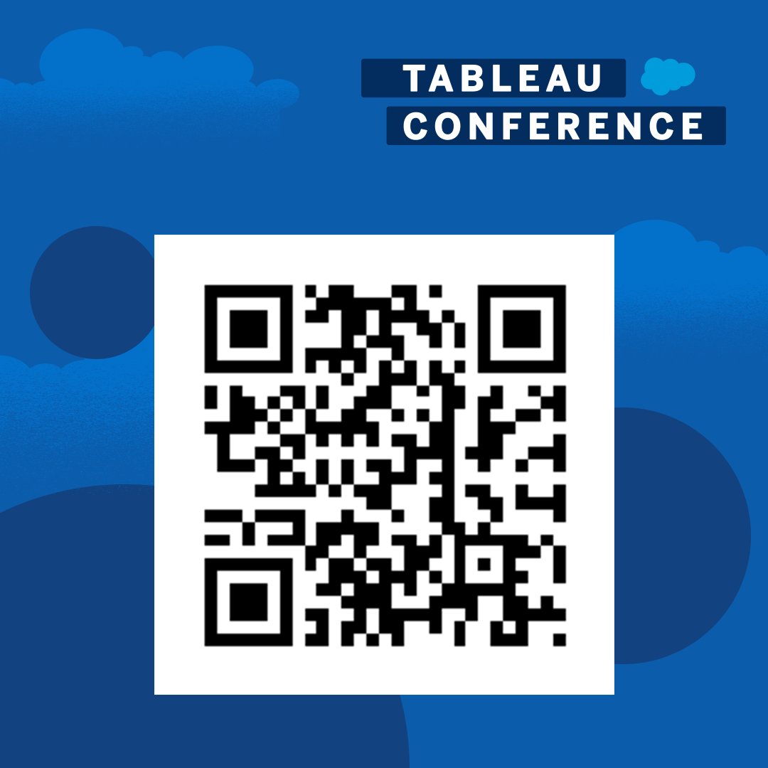 See you soon, #DataFam. Tableau Conference registration is now open! #Data22