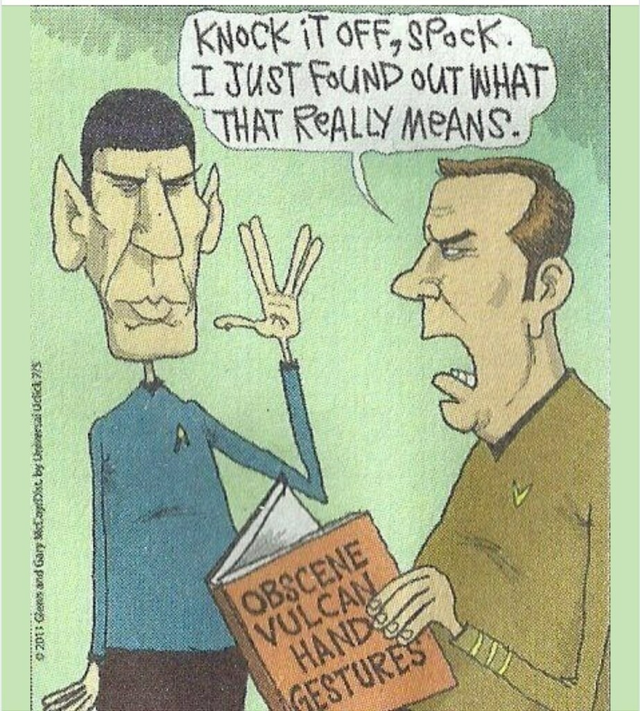 lrichman's tweet photo. Well? Don't leave us in suspense. #scifihumor #SFauthor #booksbooksbooks #booklover #scifi #startrek https://t.co/j0TvIKMSyp https://t.co/5SihDmtopP