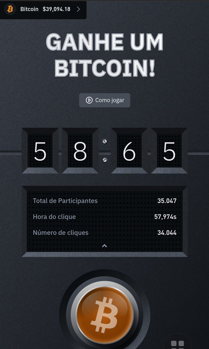 #Binance #BitcoinButton #Bitcoin