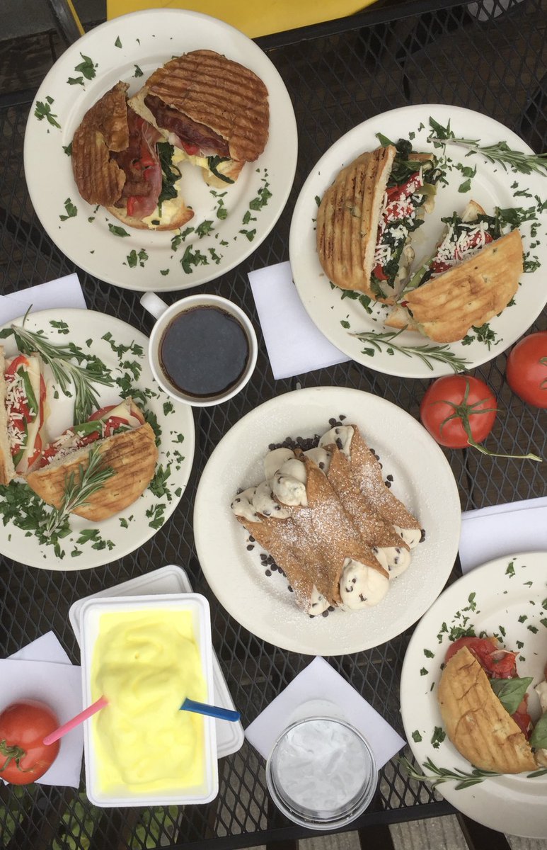 AnthonysICH's tweet photo. #TakeoutTuesday We’re delivering all your coffee house favorites throughout the area.  Order direct thru us at https://t.co/1EPc6Mjzw7 or thru your favorite delivery app:  DoorDash UberEats Grubhub Caviar 

#anthonys 
#italiancoffee 
#Panini #breakfast #lunch 
#dessert #pastries https://t.co/u1DTormOZy