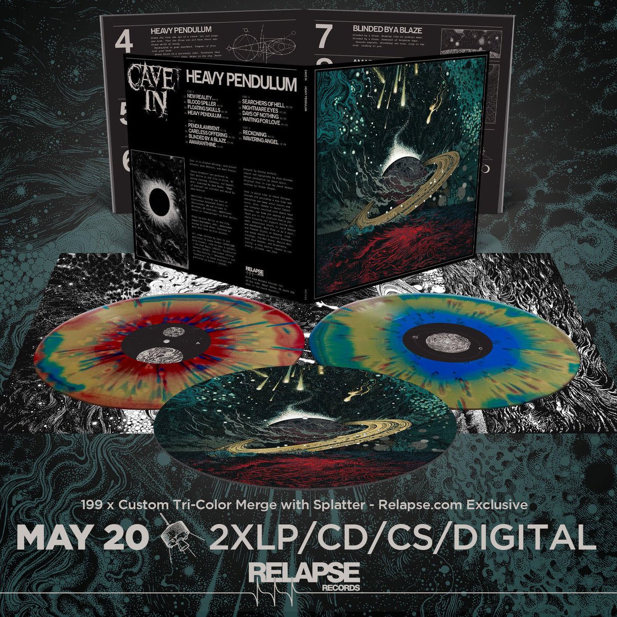 cave_in_boston's tweet photo. We’re excited to announce our @RelapseRecords debut, Heavy Pendulum, out May 20 - our first new full studio record in over a decade!

Pre-order + more info here: https://t.co/GBpJOto0GV https://t.co/EKTxf0n8gv