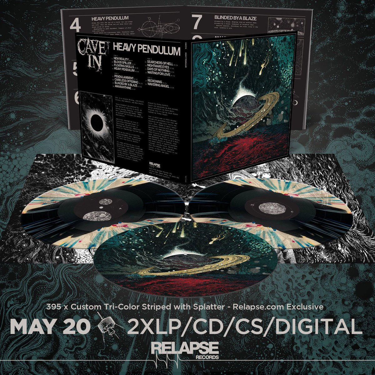 cave_in_boston's tweet photo. We’re excited to announce our @RelapseRecords debut, Heavy Pendulum, out May 20 - our first new full studio record in over a decade!

Pre-order + more info here: https://t.co/GBpJOto0GV https://t.co/EKTxf0n8gv