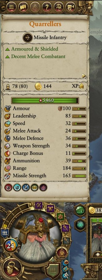 fuzzy_set_'s tweet photo. Dawi are so strong that they can carry mini grudge throwers around to throw at enemies. 
And their artillery is basically homing nuclear bombs 😂
(Can't wait for Immortal Empires XD to restore dawi and empire glory!) https://t.co/vQMPbmqAit