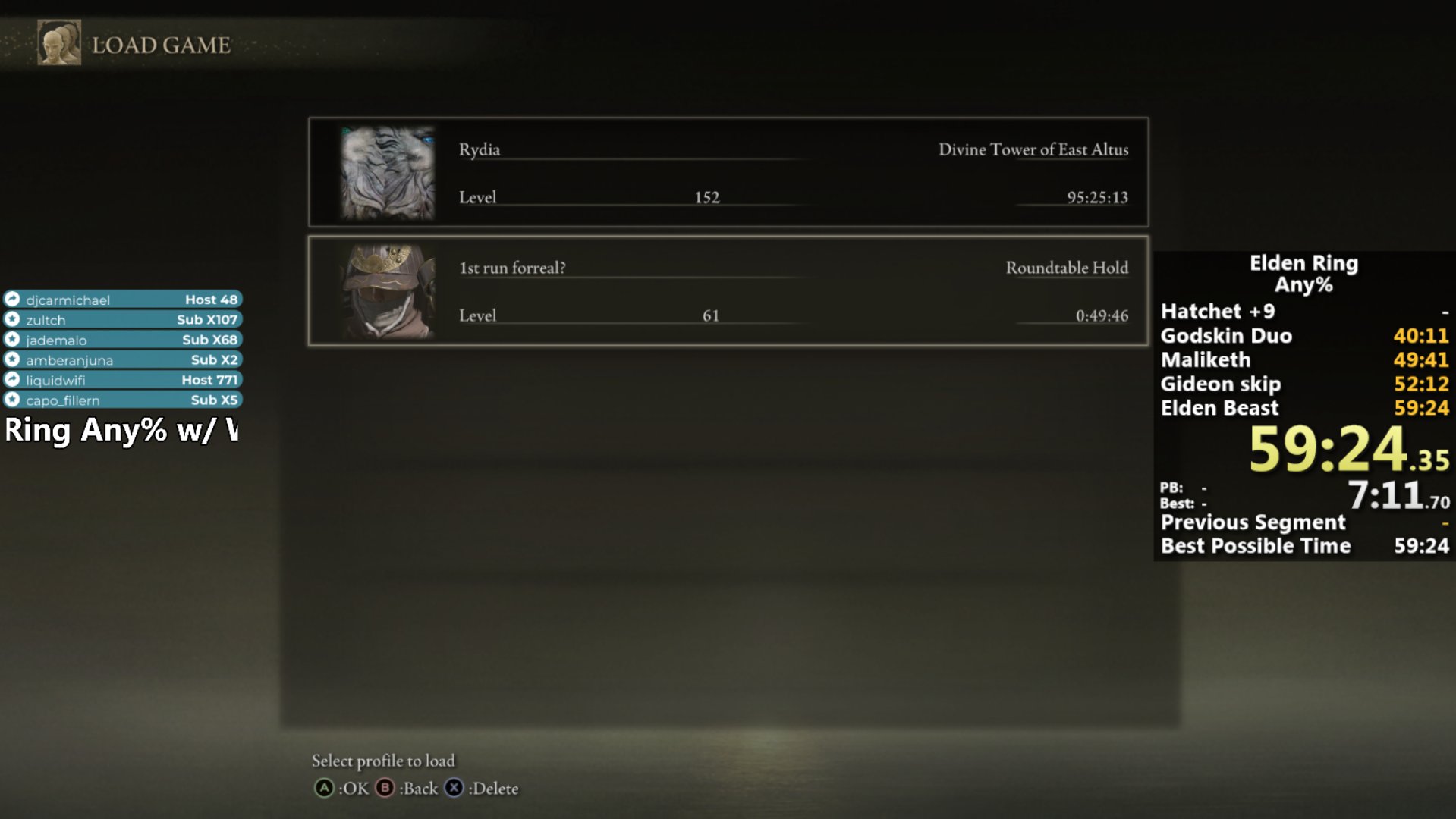 Samura1man My 1st Speedrun For Elden Ring Any Was Under An Hour Elden Ring Eldenling Darksouls 59 24 Rta 49 46 Igt T Co 8lcxb4b0ni Twitter