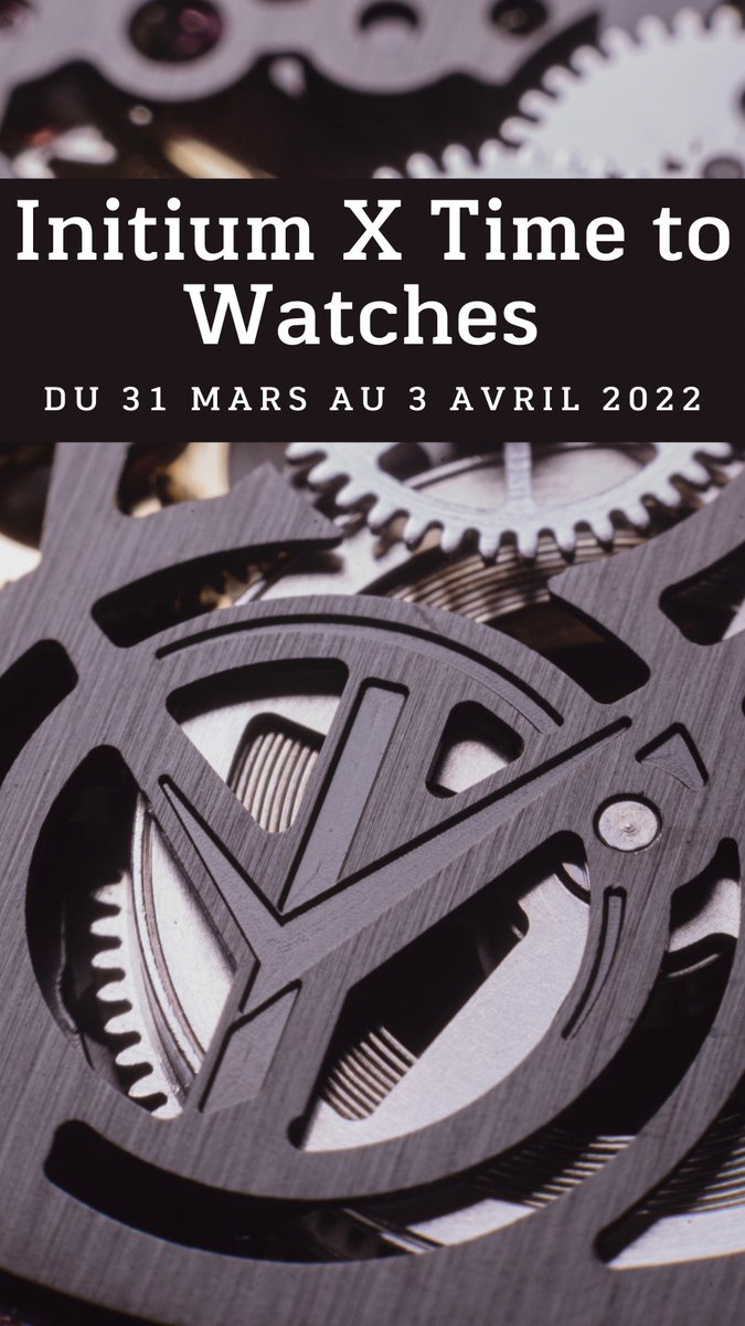 initiumwatches's tweet photo. Meet us there ! #watchmaking #diy #watches #watchkit #mechanical #geneva https://t.co/7L2lyBqxpD