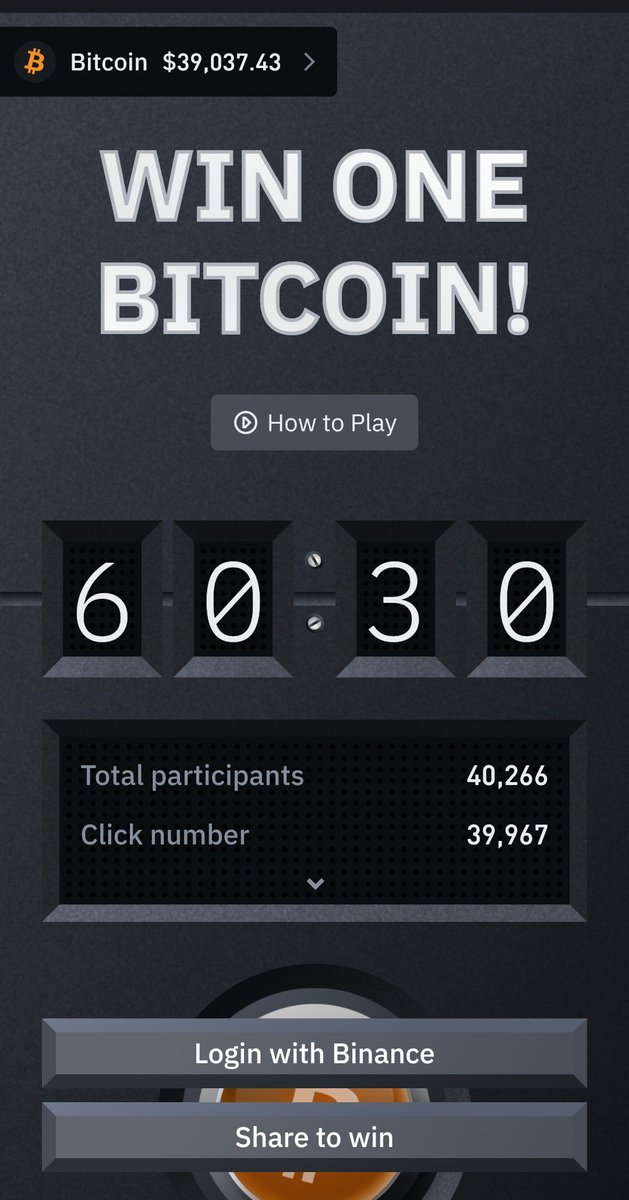 y
#BitcoinButton #Binance