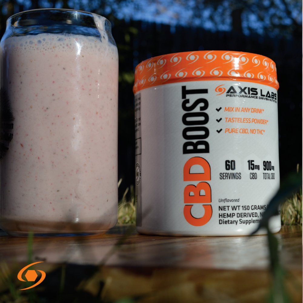 axislabs's tweet photo. Adding CBD to your daily routine has never been easier! Our CBD Boost powder is perfect for your morning smoothie, coffee, or as part of a pre-workout shake. Try it today! https://t.co/yyhVkod7ML

#CBD #CBDProducts #CBDPowder #PreWorkoutBoost #Workout https://t.co/mKLPqienP2