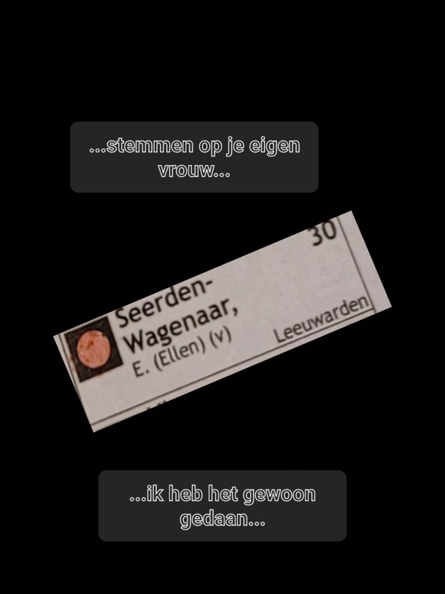 ESeerden's tweet photo. Mocht je twijfelen op wie je gaat stemmen in de gemeente 058...
Ik heb een suggestie... 
Iets met voorkeurstemmen... https://t.co/YIuKkhWv9r