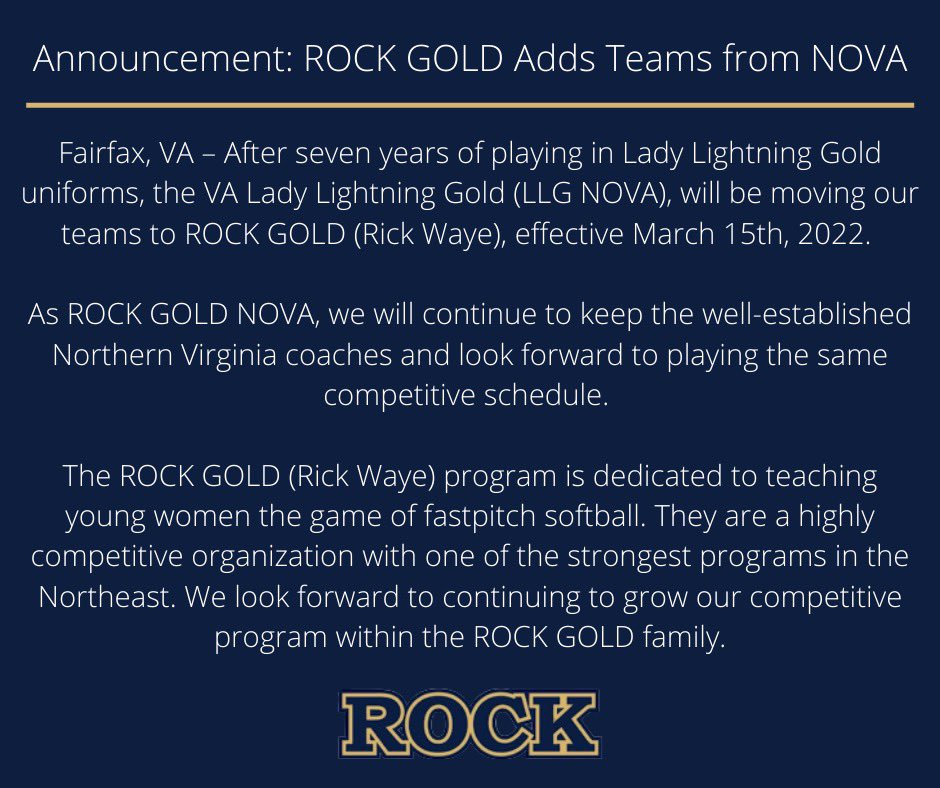 RockGoldVA16U's tweet image. 📣🥎 Announcement‼️ #COMMIT2theGRIT