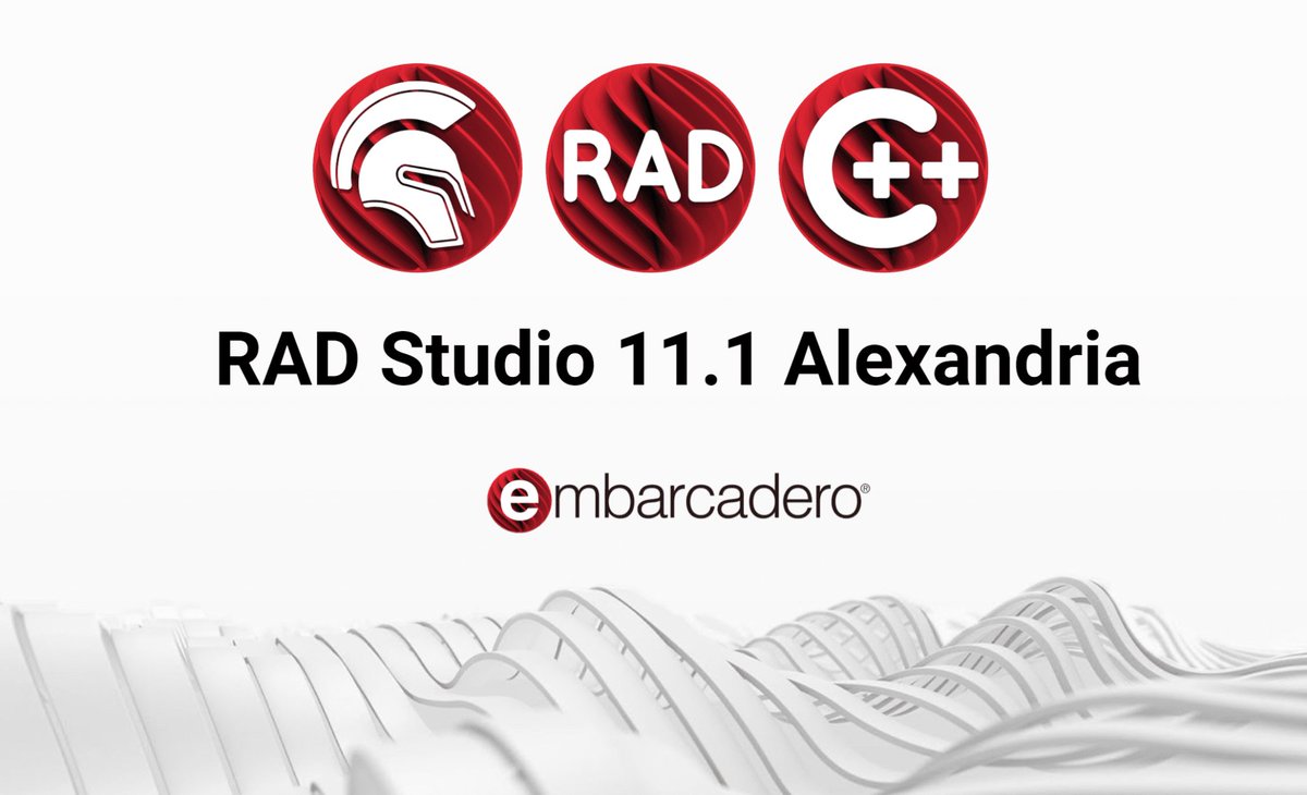 marcocantu's tweet image. Announcing the Availability of RAD Studio 11.1 Alexandria blogs.embarcadero.com/announcing-the… #Delphi #CppBuilder @EmbarcaderoTech